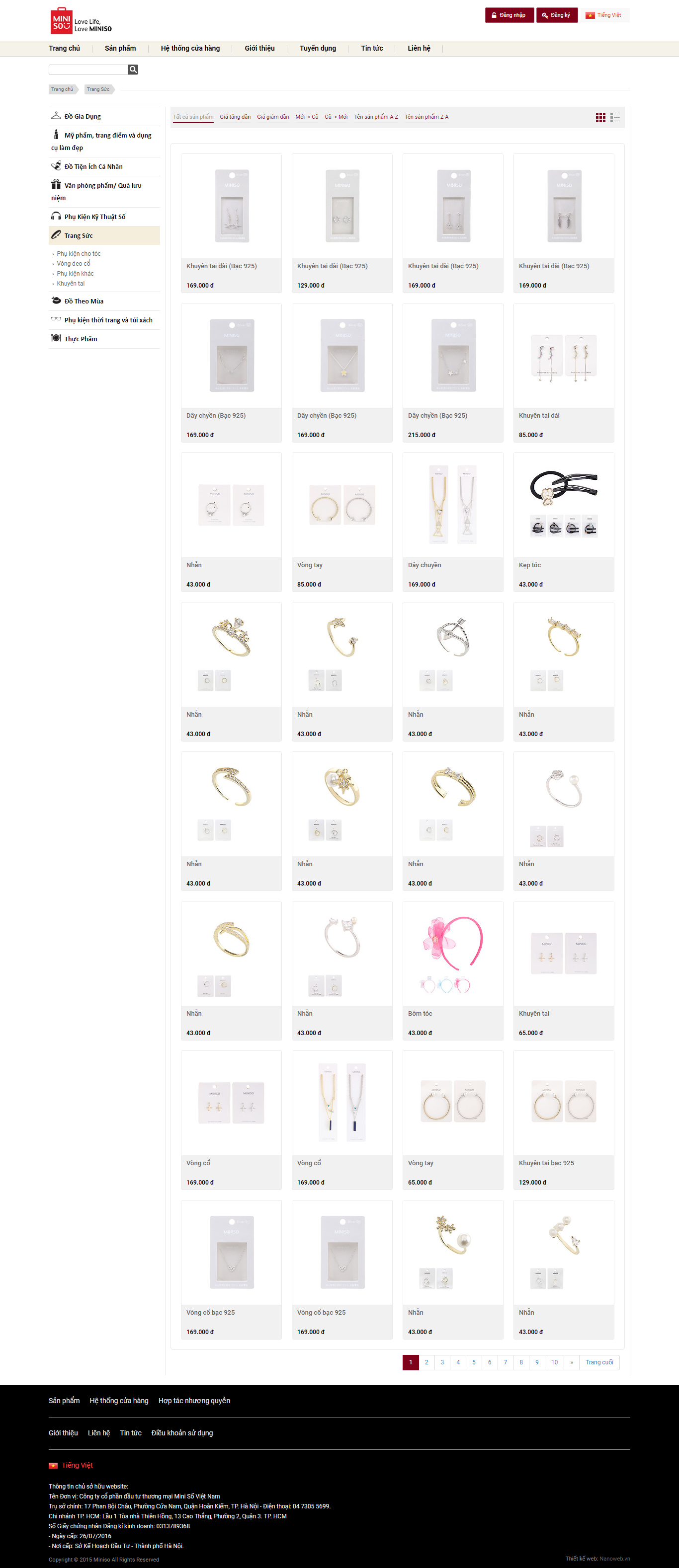 Thiết kế Web Đồ gỗ mỹ nghệ minisovietnam.vn